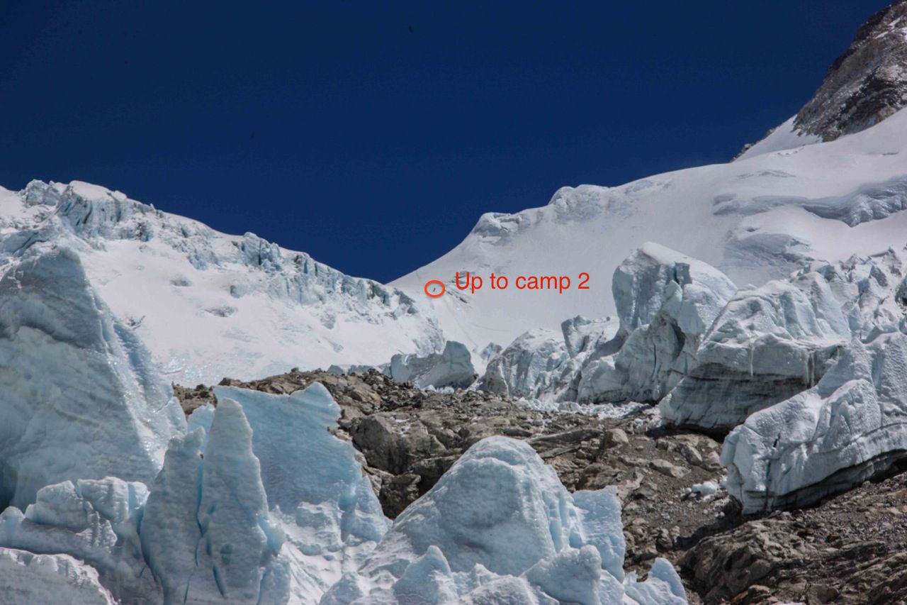 Camp 2 on Makalu Camp 2 on Makalu