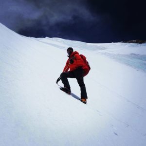 Steep slopes on Makalu