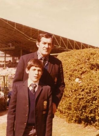 Mike Horn with his dad